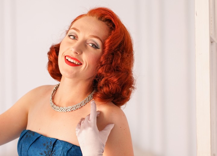 The Best Perm For A 1950s Hairstyle With Tighter Curls At The Bottom The Best Perm For A 1950s Hairstyle With Tighter Curls At The Bottom