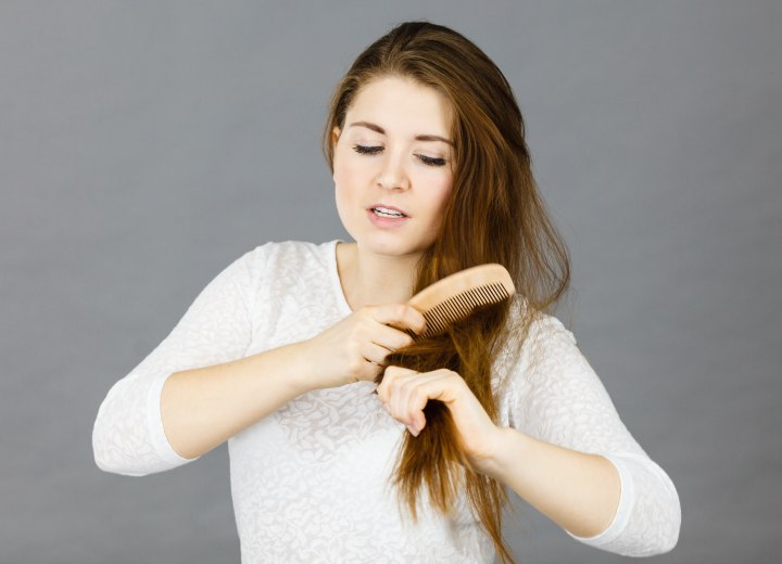 Tangled hair