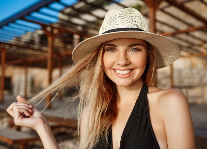 Girl and hair growth