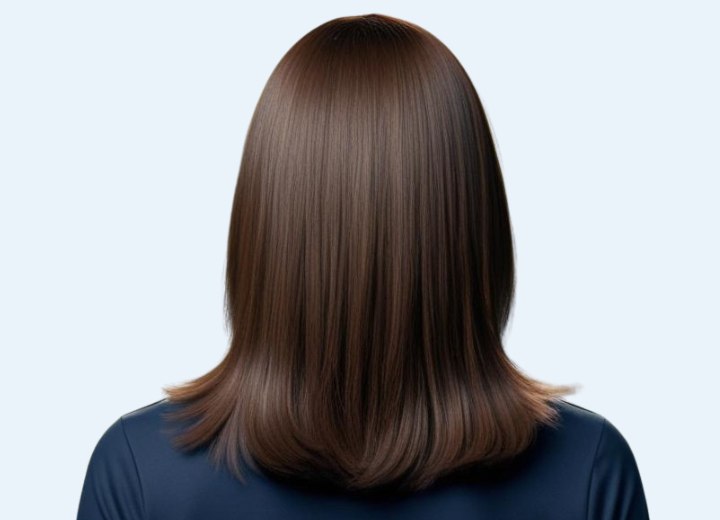 Hair with invisible layers