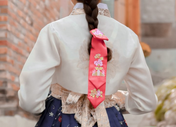 Korean hair ribbon - Daenggi