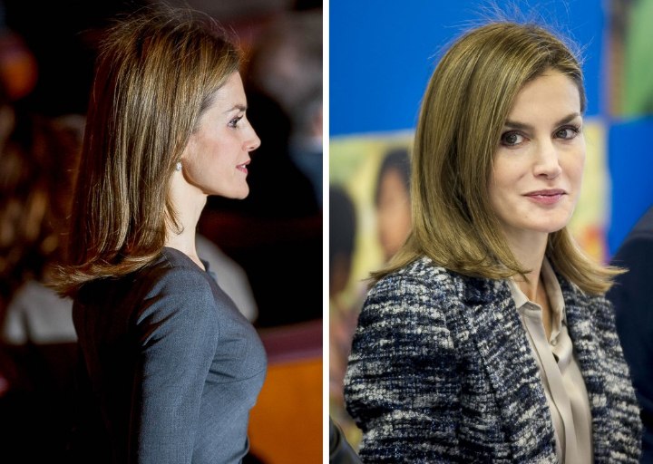 Queen Letizia of Spain's hair makeover