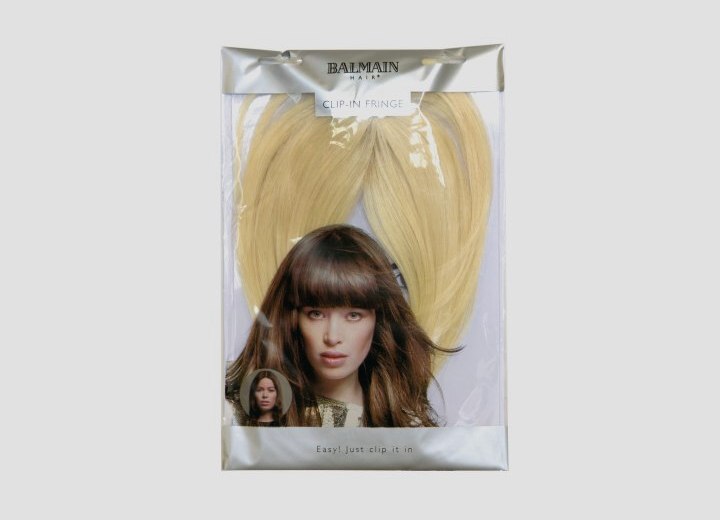 Balmain clip-in fringe