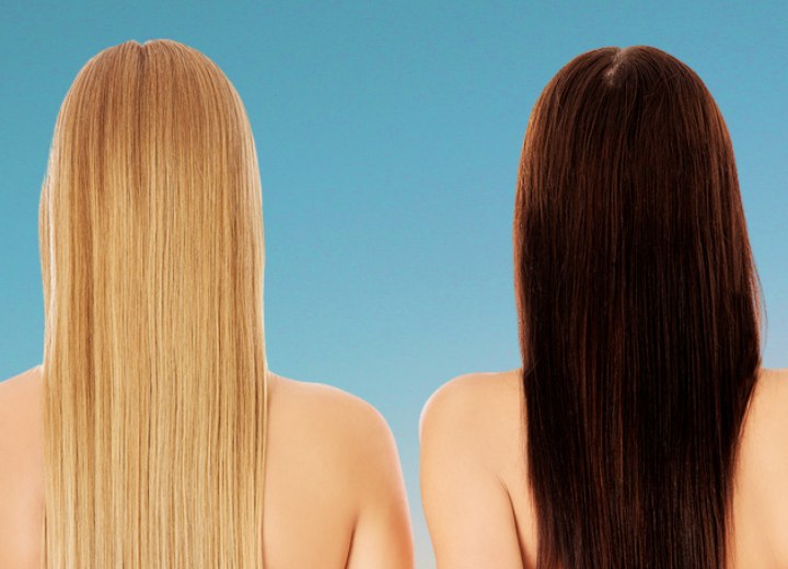dark to light hair color