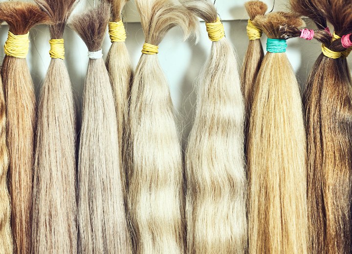Hair for extensions
