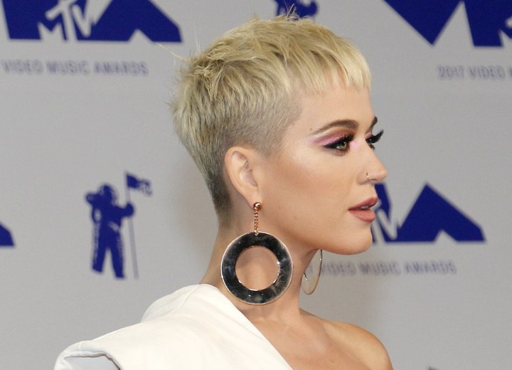 Katy Perry with very short hair