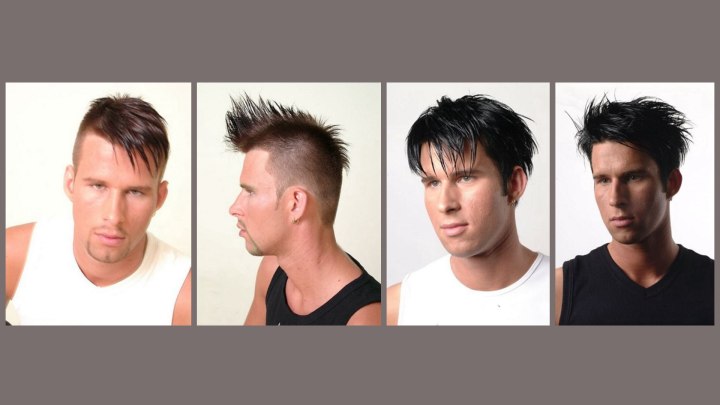 Men's hair with clipper cutting