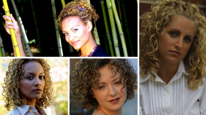 Pretty hairstyles with curls