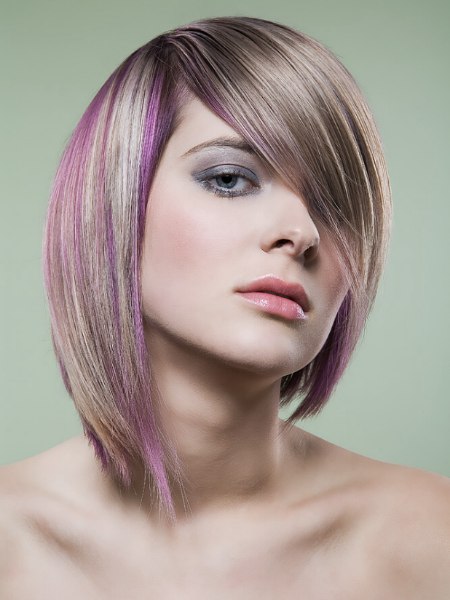 Hair with multiple color patterns