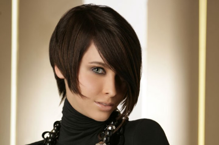 Short female hairstyle