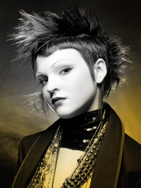 Punk hair style for women