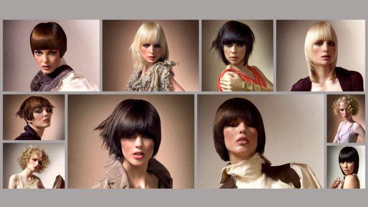 Vintage Haircuts Modernised Through Styling And Color