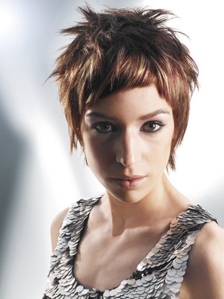 Super trendy short hairstyle