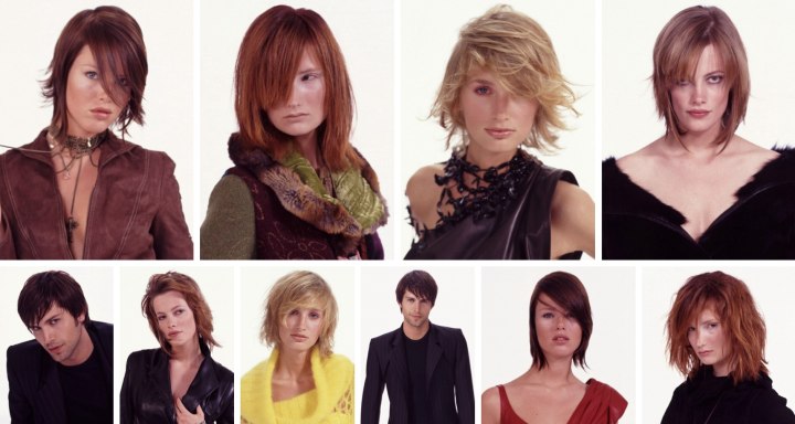 Haircuts with 1960s and 1980s inspiration