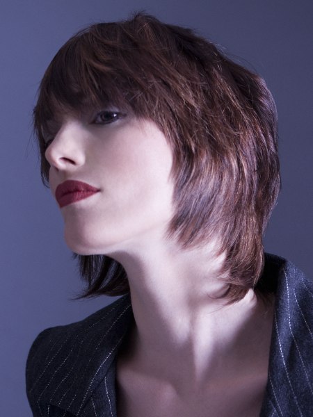 Short haircut that can be worn in different ways