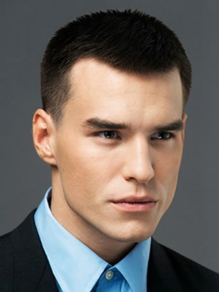 Short clipper cut hair for men