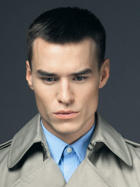 Practical and sporty clipper cut hair for men