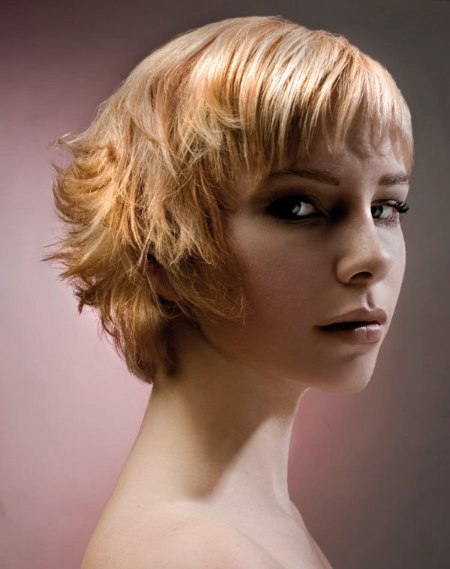 Feisty and cool short hairstyle