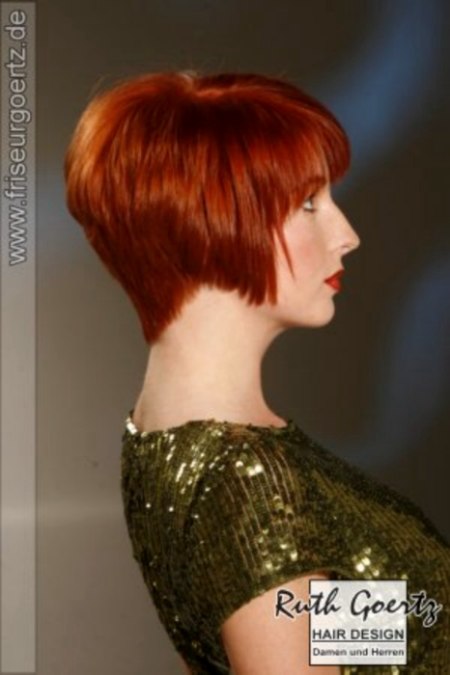 Side view of an awesome short hairstyle