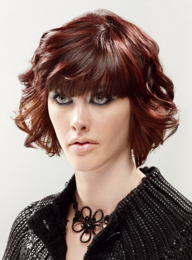 Hair fashion with new sophisticated cuts and styling