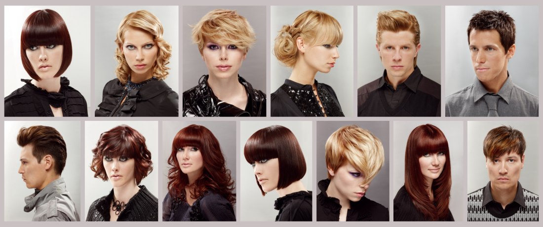 Hair fashion with new sophisticated cuts and styling