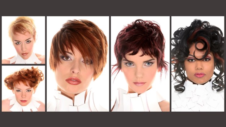 Simple hair cuts and colors
