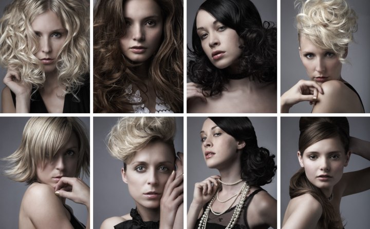 Women with different hairstyles | Different looks, versatile and changing Women with different hairstyles | Different looks, versatile and changing
