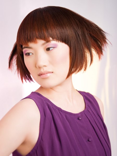 Trendy textured bob make-over