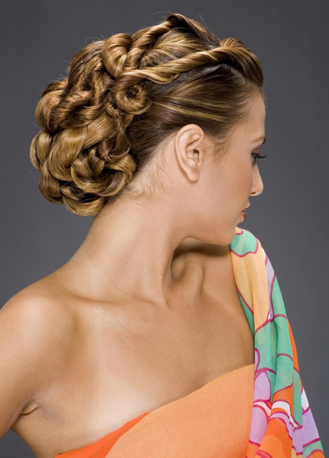 Upstyles from evening and bridal hair styles to styles for a summer party