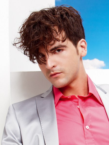 Disco look hair for men 