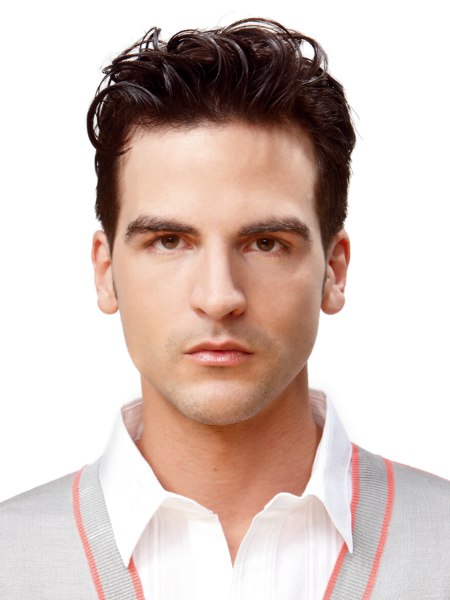 Retro haircut for men