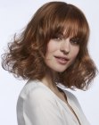 Comfortable bob haircut for hazelnut brown hair