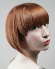 Sleek bob to accentuate a slender neck