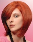Sleek long bob with body and thinned out ends