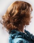 Medium length retro inspired hair with airy volume