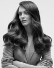 Long hairstyle with layered mid-lengths