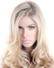 Classy long blonde hair with a natural appeal