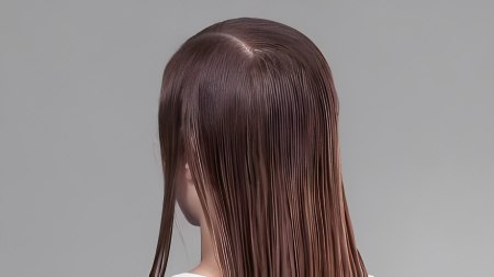 Cut an A-line bob - Let the hair fall naturally