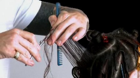The channel haircut - How to begin with the cutting