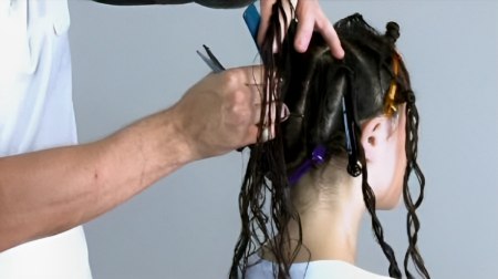 The channel haircut - Use the comb as a cutting guide