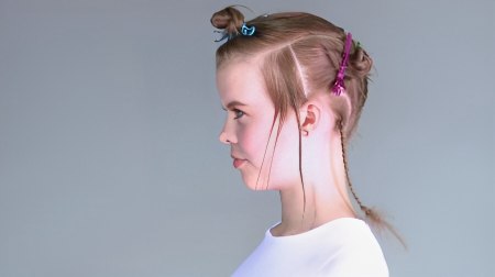 The horn haircut - Start point for the cut