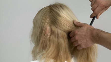 Long graduation cut - Assess the hairline and growth patterns
