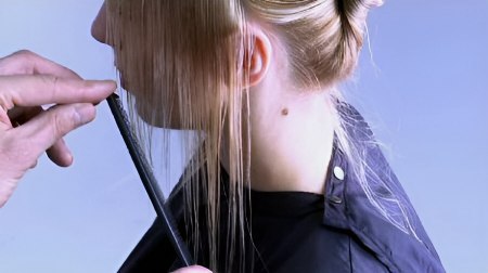 Long graduation cut - Assess the outline before cutting