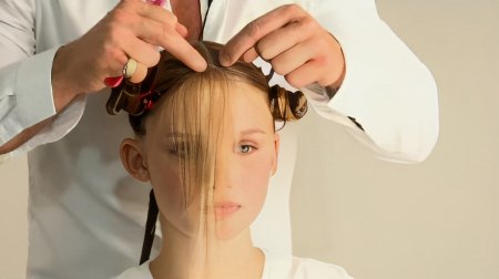 Long haircut - Take a triangle section of hair out
