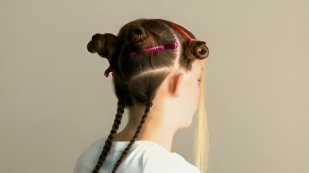 Long haircut - Plait hair out of the way