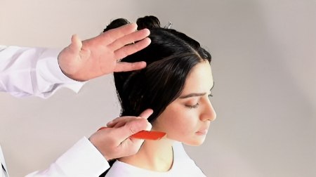 Long graduation cut - How to begin the haircut