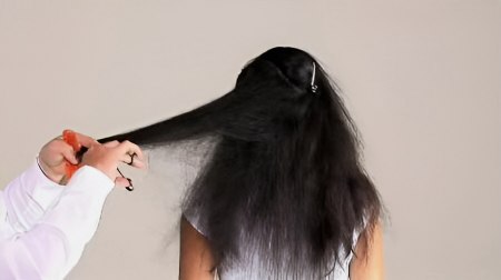 Long graduation cut - Bring down the crown area