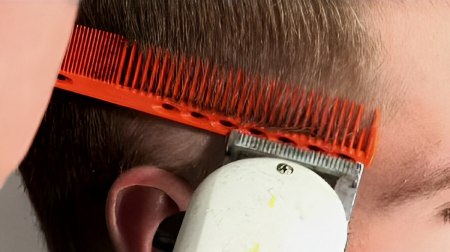 Short men's hair cut - Cut hair with comb and clippers
