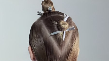 Short wavey wedge - How to section the hair