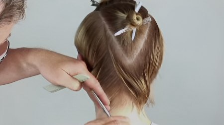 Short wavey wedge - How to cut